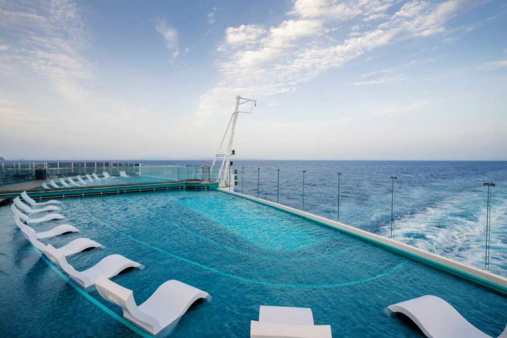 Área exclusiva do MSC Yacht Club