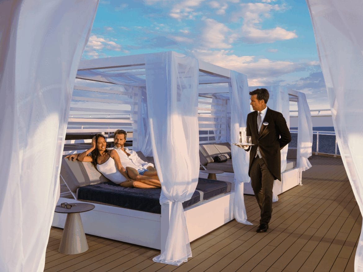 Área exclusiva do MSC Yacht Club