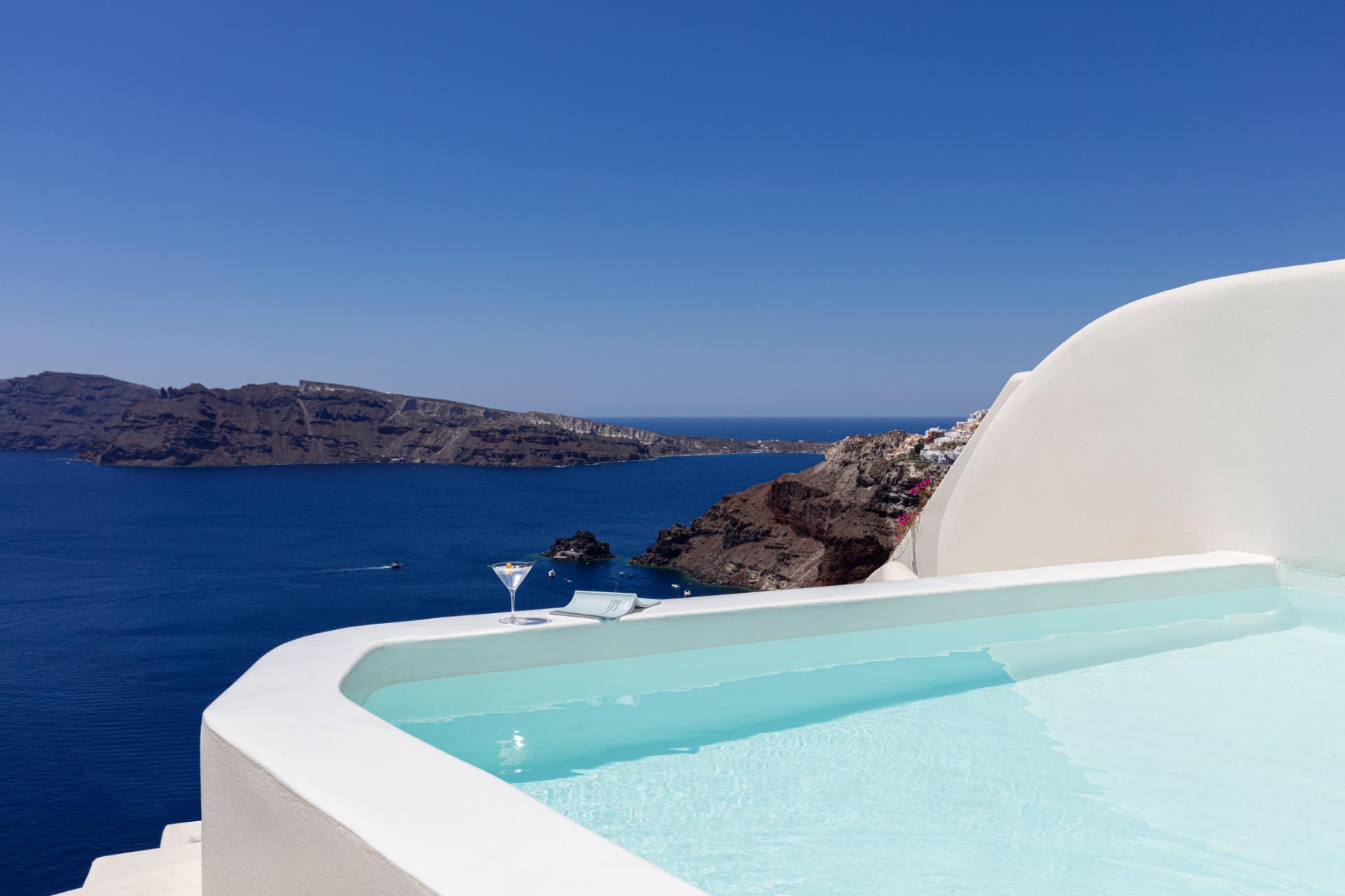 melhor hotel em santorini