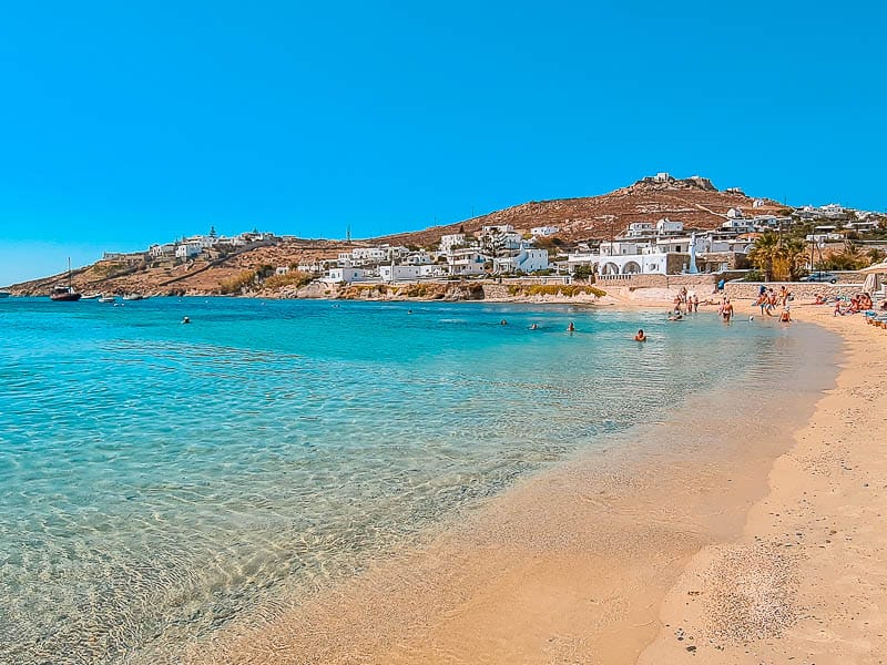melhor ilha grega para praia mykonos